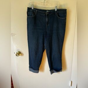 Style & Co. Dark Blue Ankle Jeans